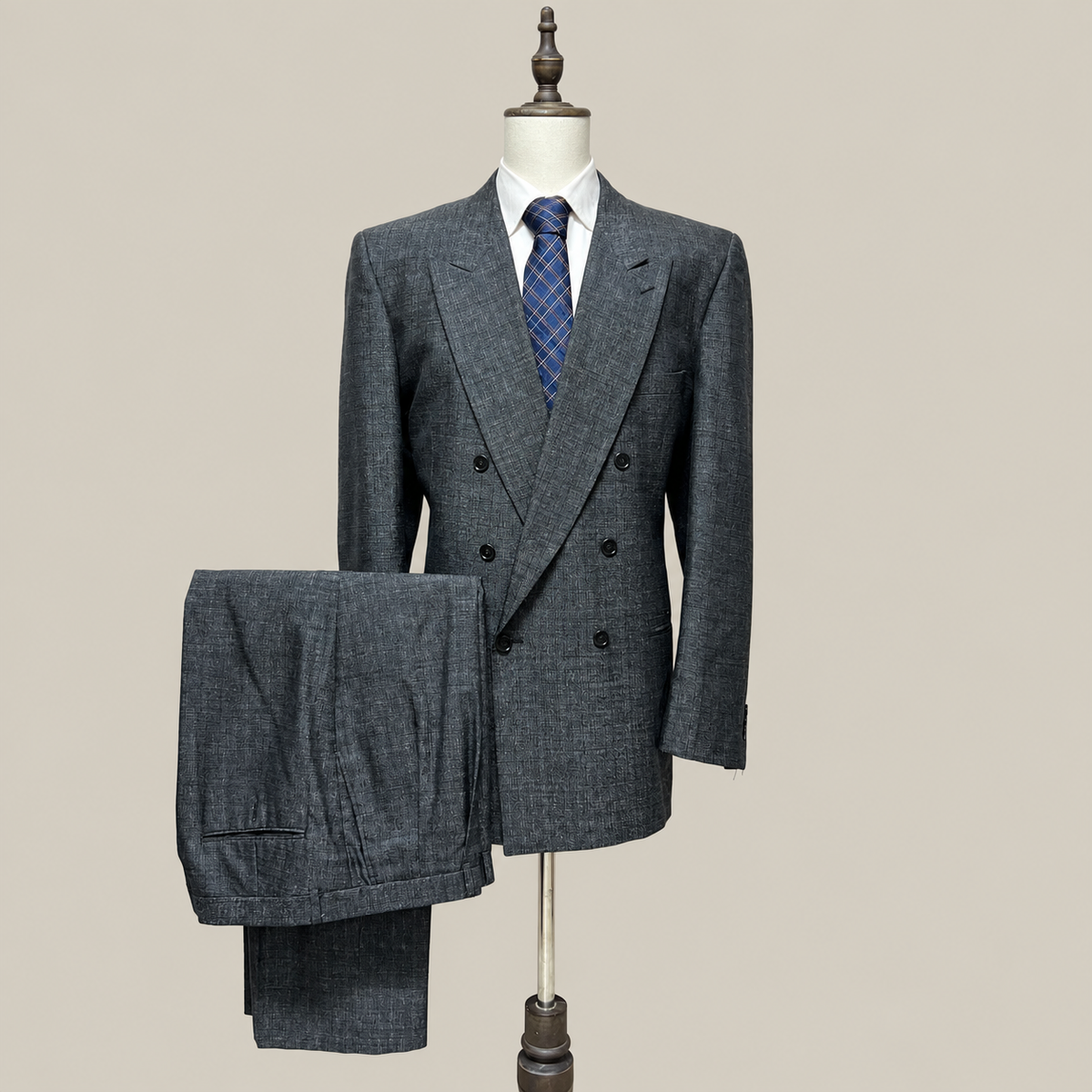 Jones New York Abito Uomo Grigio antracite in lana – Taglia 48