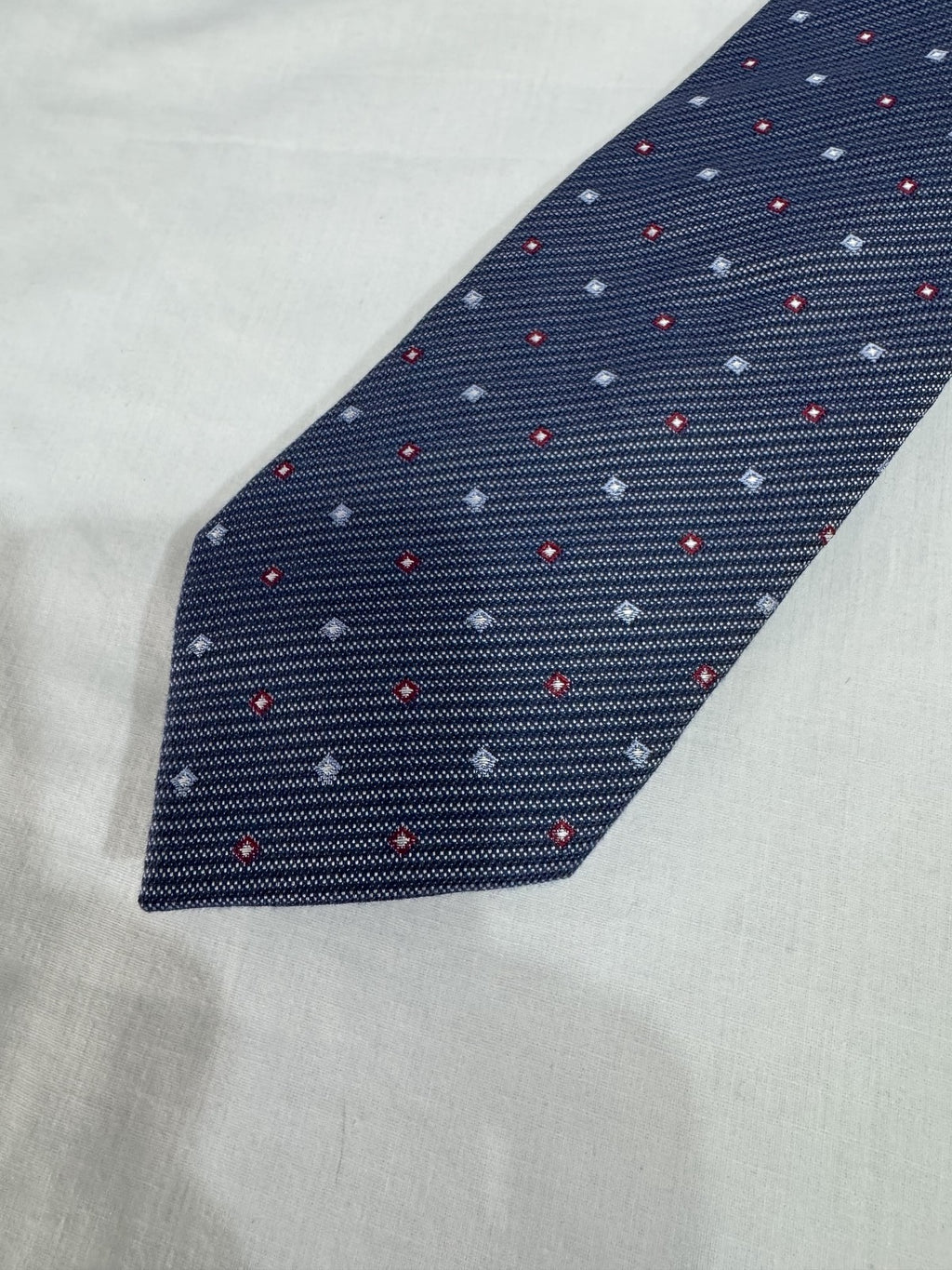 Conbipel Cravatta Blu navy Geometrico