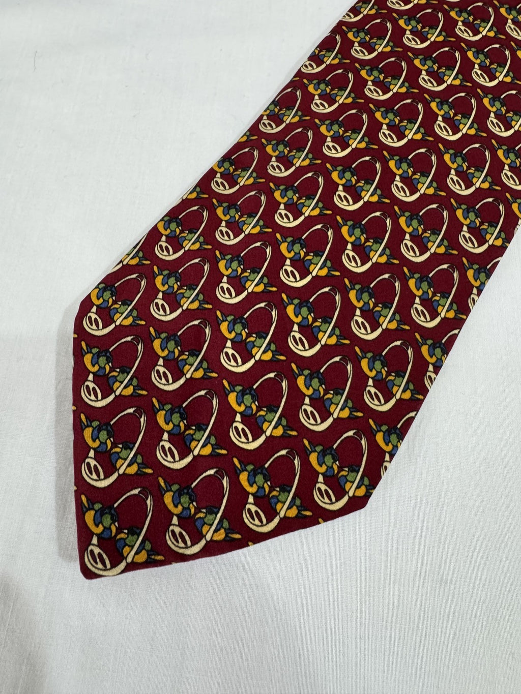 Pierre cardin Cravatta Bordeaux Paisley