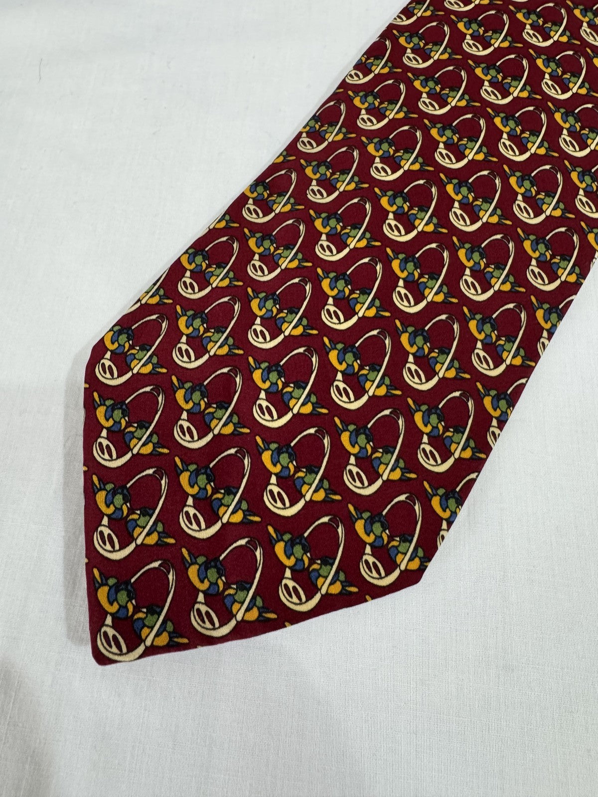 Pierre cardin Cravatta Bordeaux Paisley