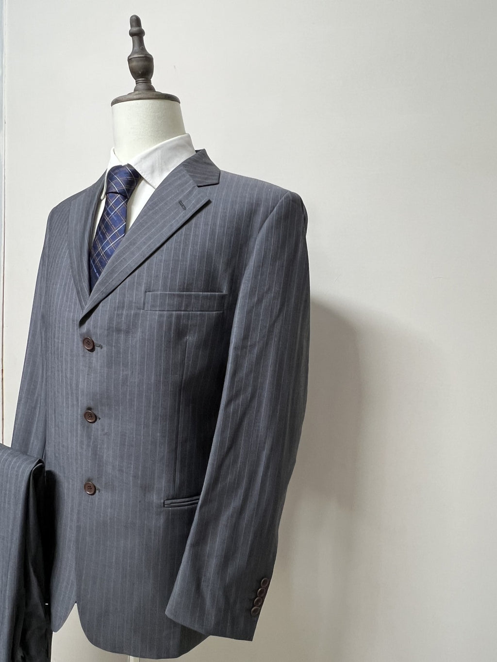 Villa Vasari Abito Uomo Blu navy in Lana – Taglia 54