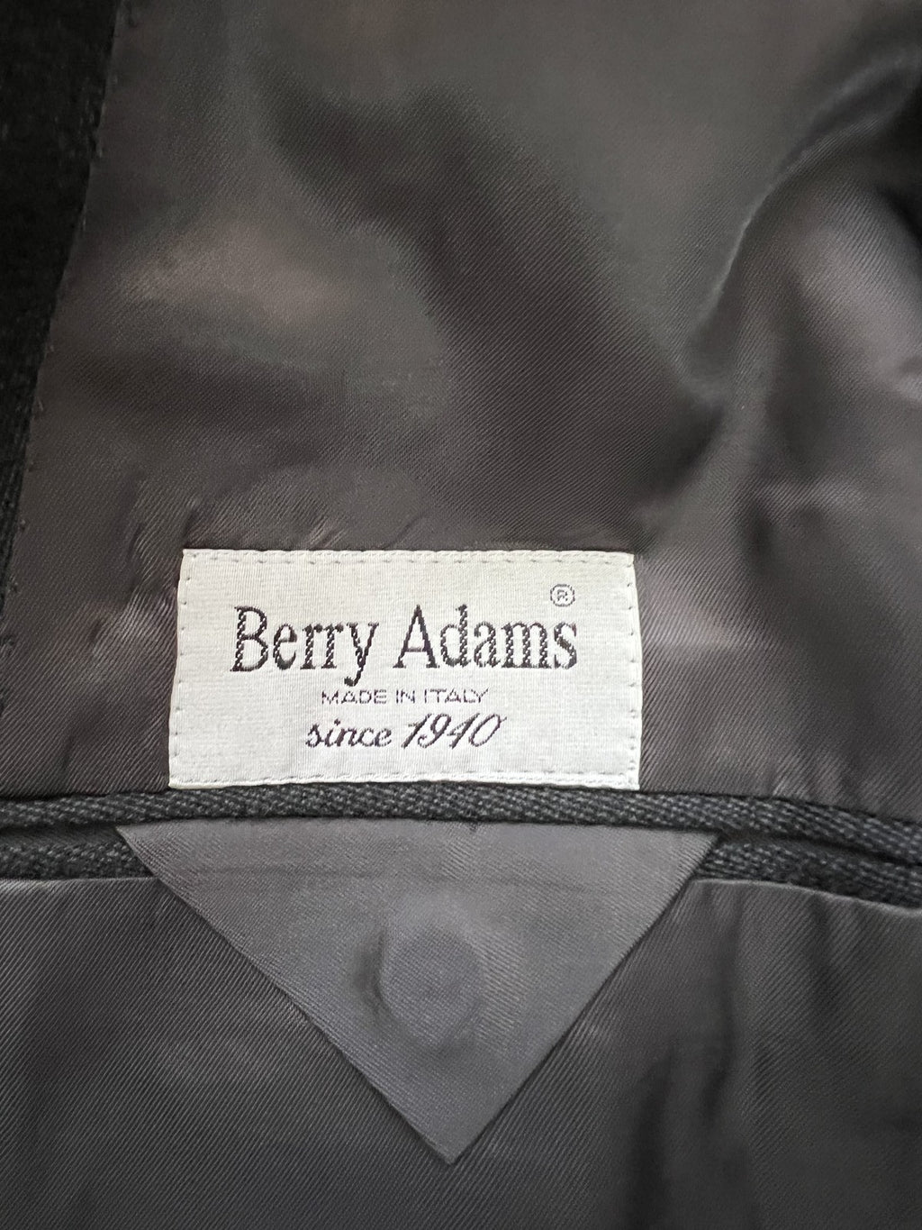 Berry Adams Abito Uomo Grigio antracite in Lana – Taglia 54