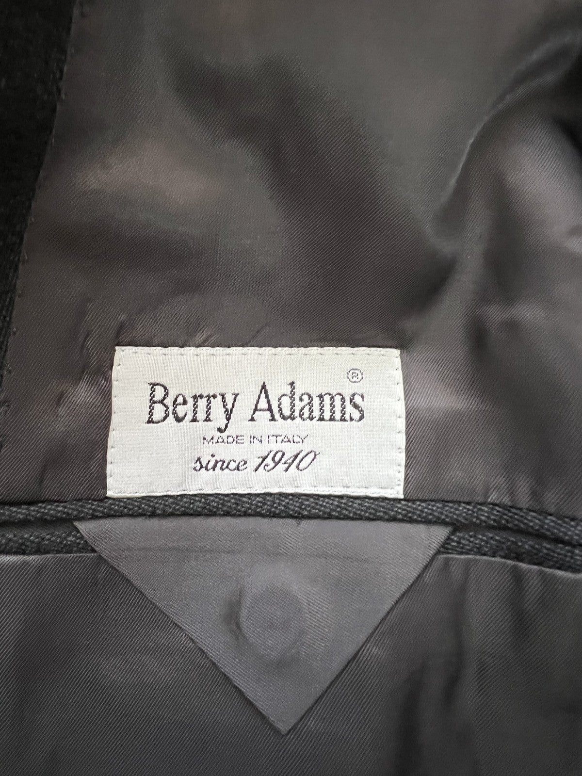 Berry Adams Abito Uomo Grigio antracite in Lana – Taglia 54