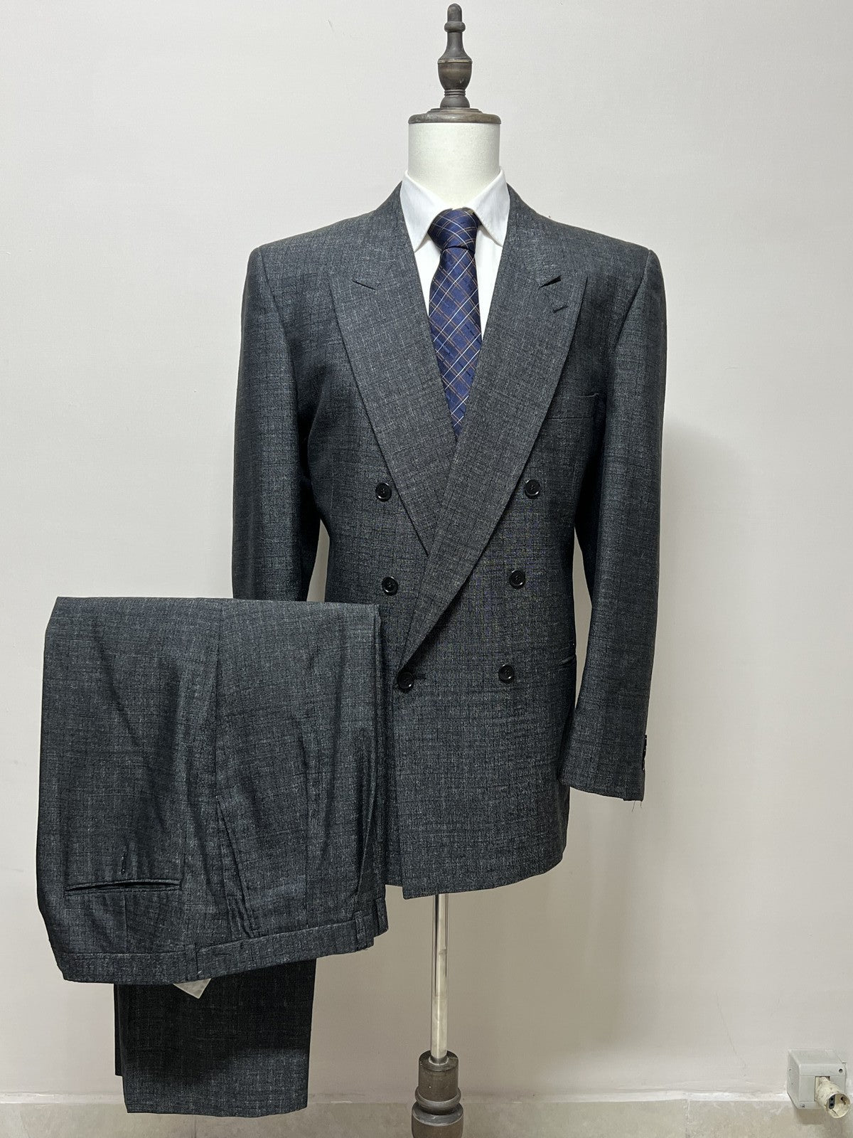 Jones New York Abito Uomo Grigio antracite in lana – Taglia 48