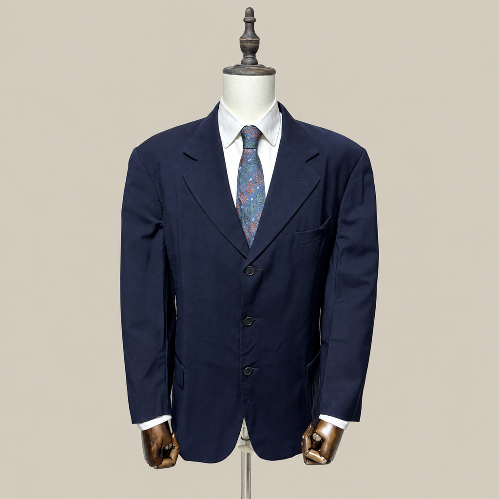 Valentino Giacca Uomo Blu navy in Lana – Taglia 50