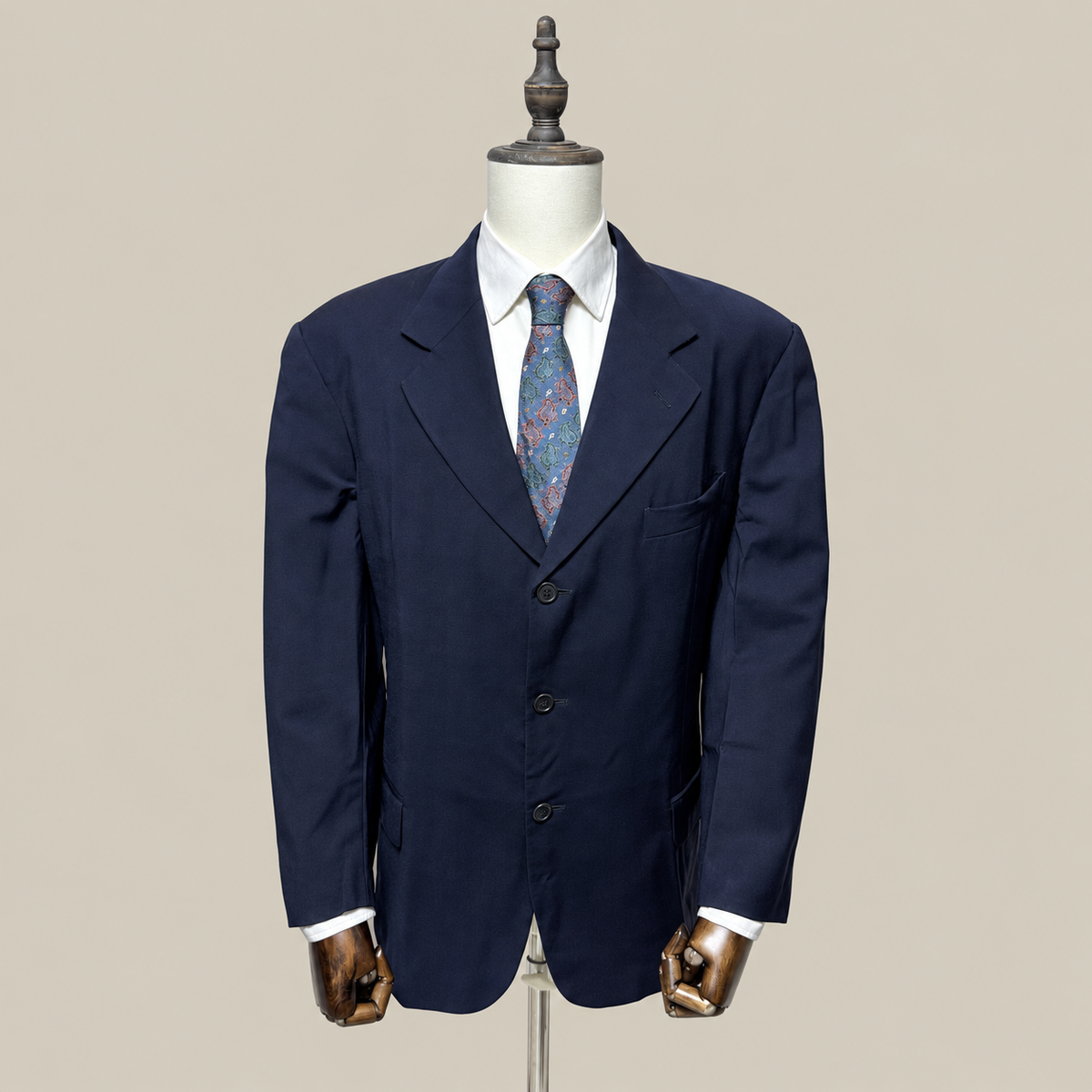 Valentino Giacca Uomo Blu navy in Lana – Taglia 50