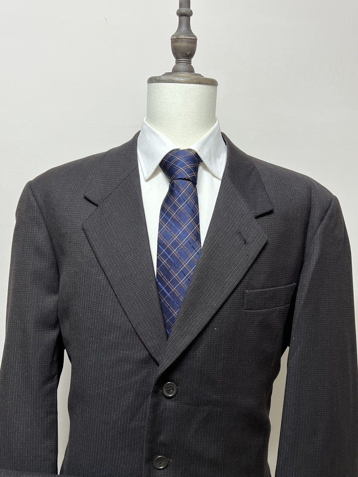 No Brand Abito Uomo Blu navy in lana – Taglia 56