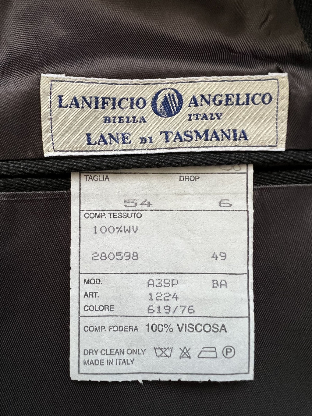 Berry Adams Abito Uomo Grigio antracite in Lana – Taglia 54