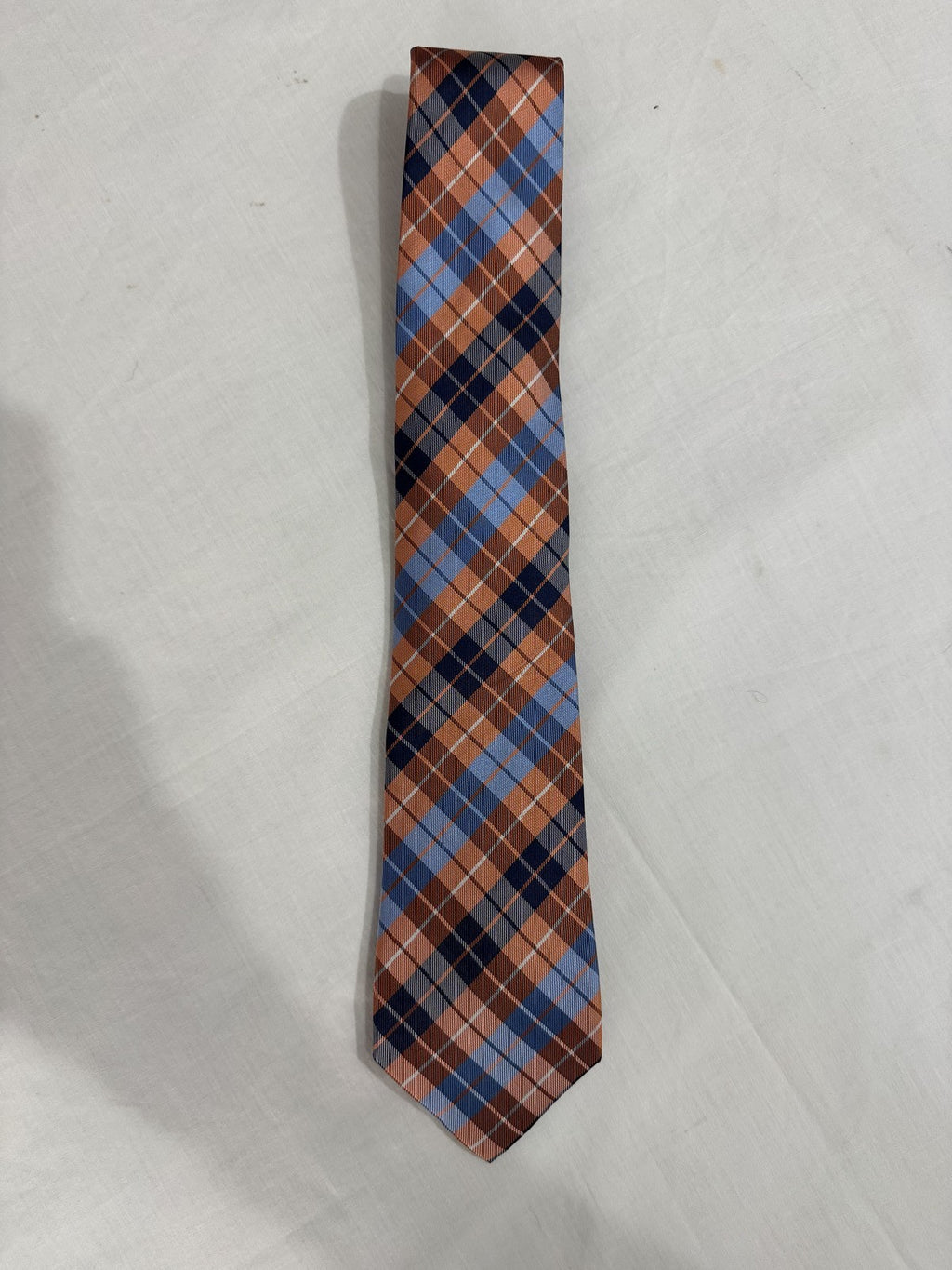 Conbipel Cravatta Blu navy Scozzese