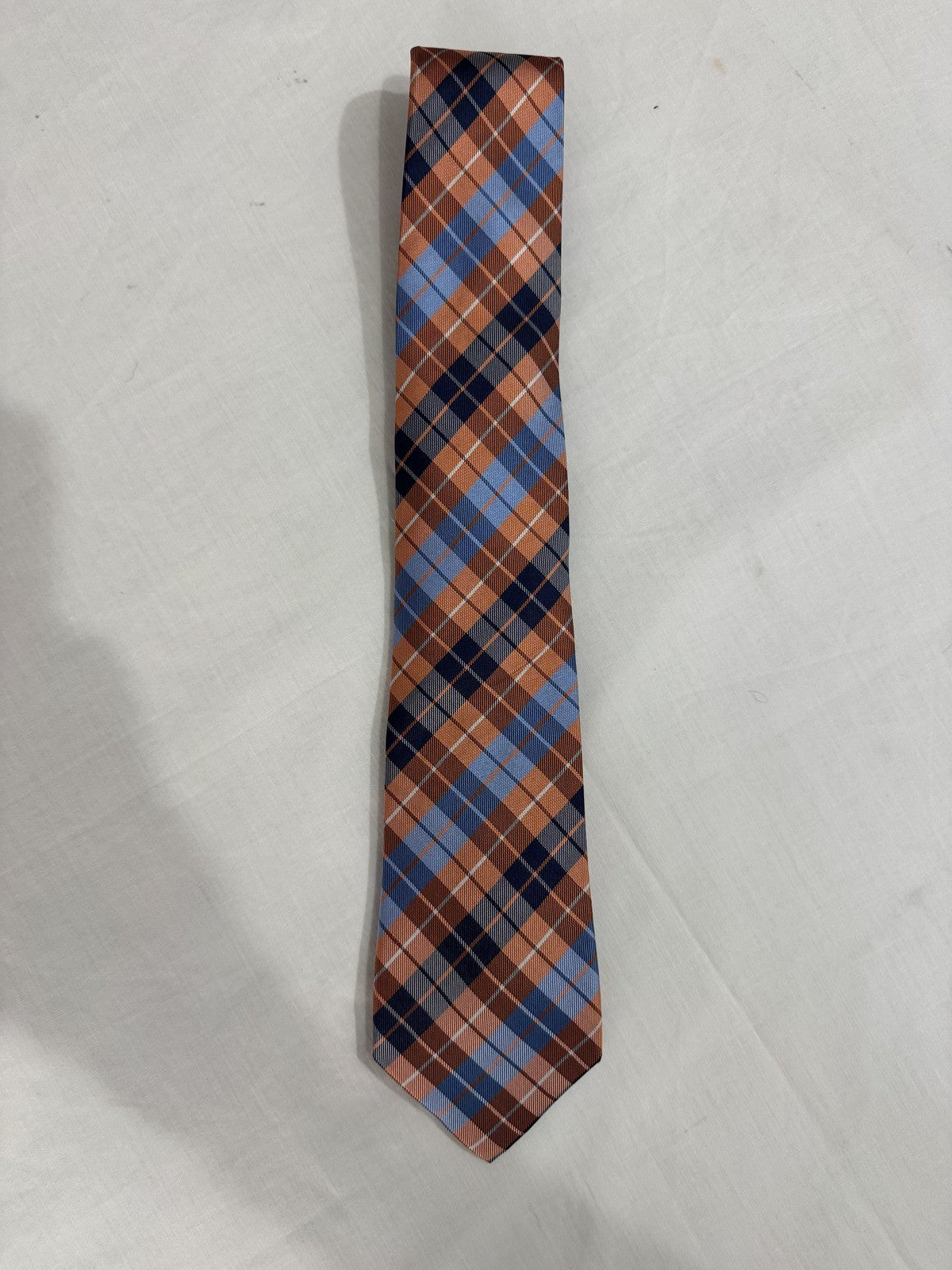 Conbipel Cravatta Blu navy Scozzese