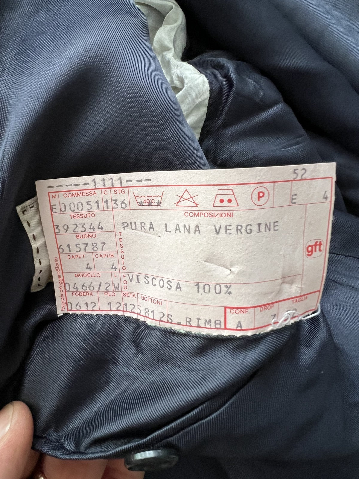 Ventanni by Facis Abito Uomo Grigio antracite in Lana – Taglia 52