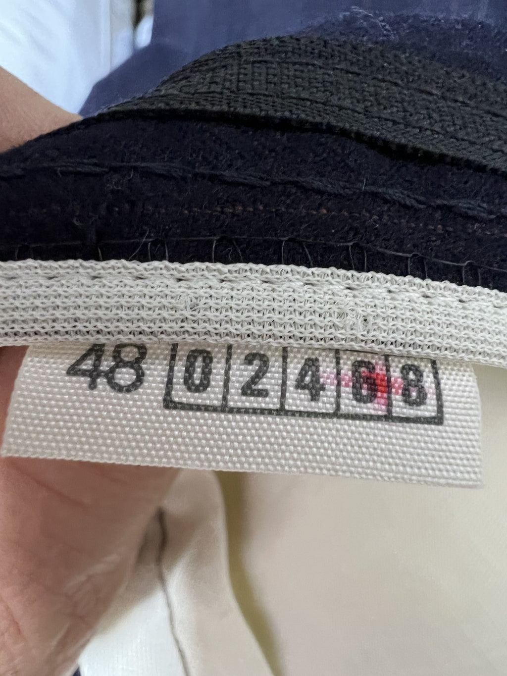 Lubiam Abito Uomo Blu navy in Lana Gessato – Taglia 48