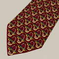 Pierre cardin Cravatta Bordeaux Paisley