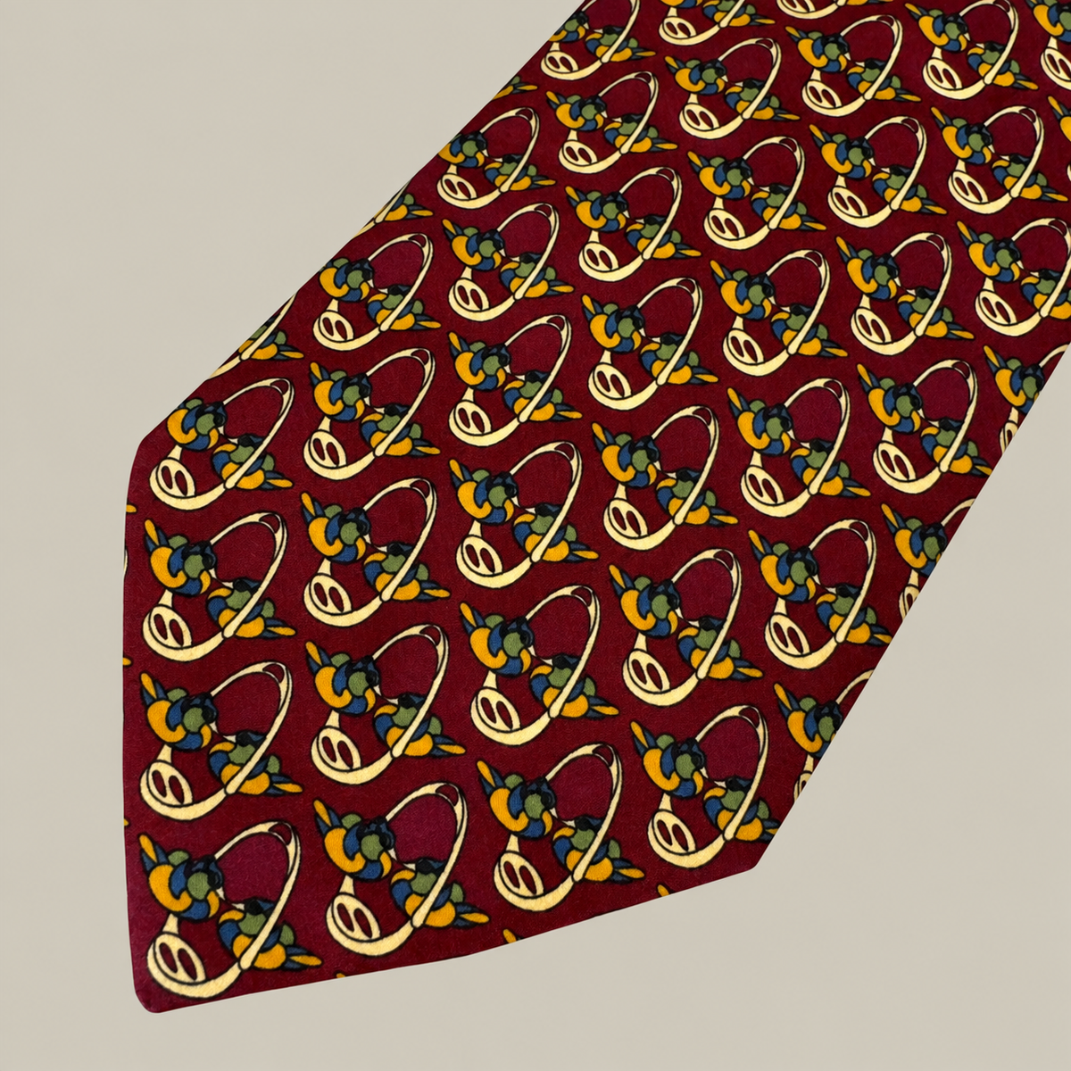 Pierre cardin Cravatta Bordeaux Paisley