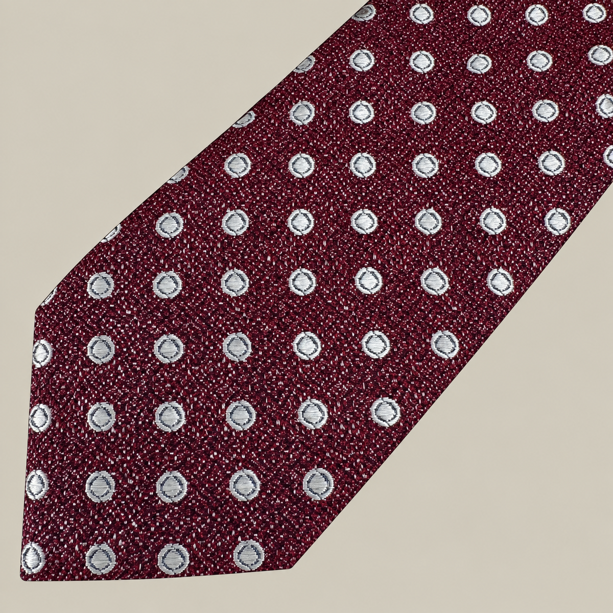 Conbipel Cravatta Bordeaux Paisley