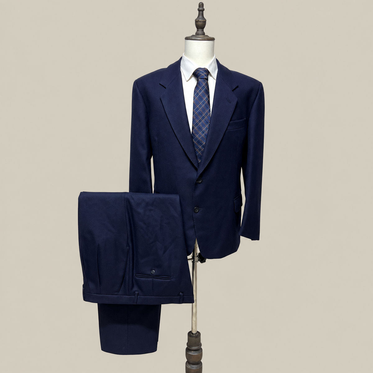 For Int Abito Uomo Blu navy Gessato – Taglia 50