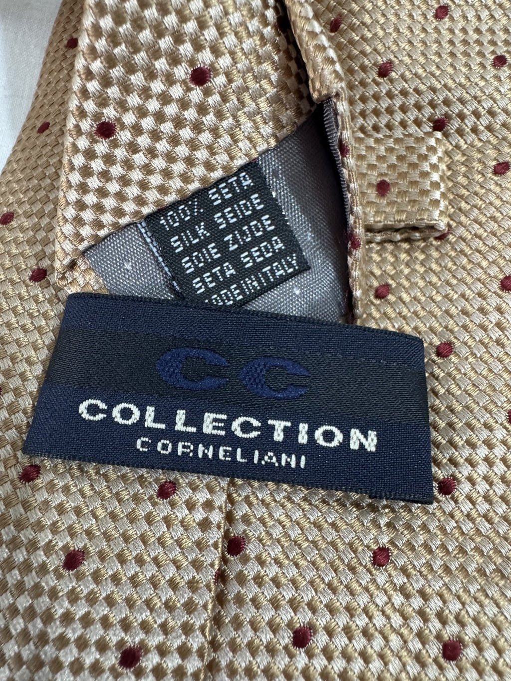 Corneliani Cravatta Blu navy Geometrico