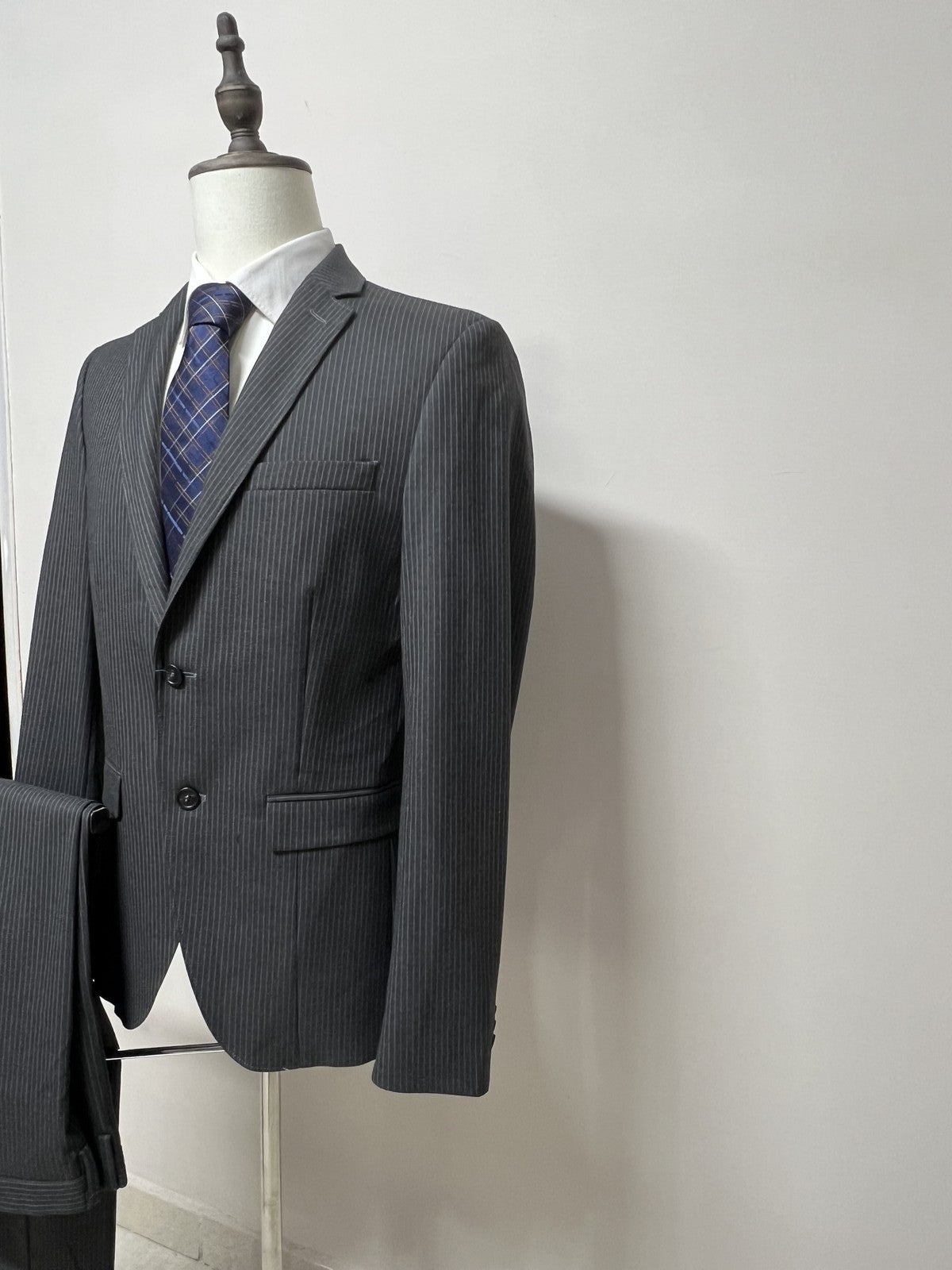 Sisley Abito Uomo Grigio Gessato – Taglia 48