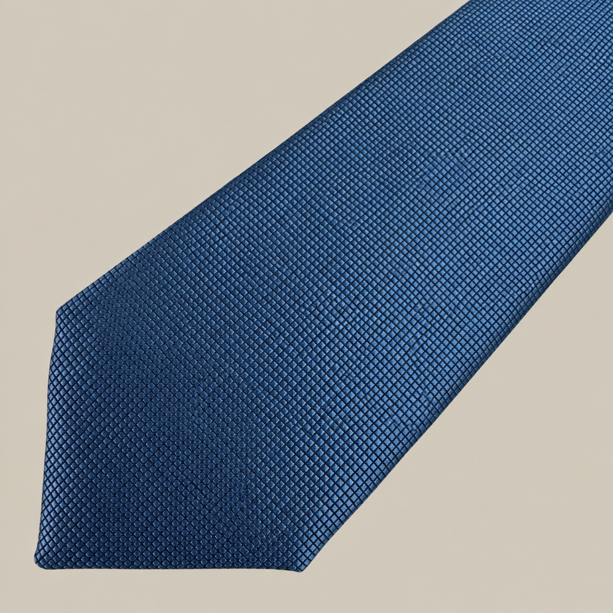Piazza Italia Cravatta Azzurro Geometrico