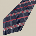 Conbipel Cravatta Blu navy in Seta Scozzese