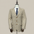 Boggi Milano Giacca Uomo Beige Quadri – Taglia 52