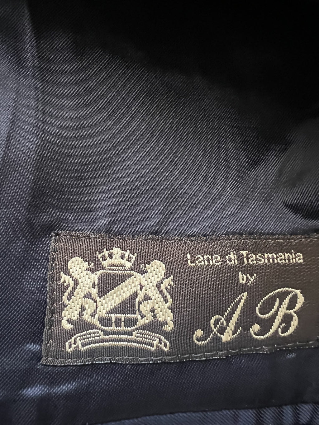 Devonshire Abito Uomo Blu navy in Lana – Taglia 48