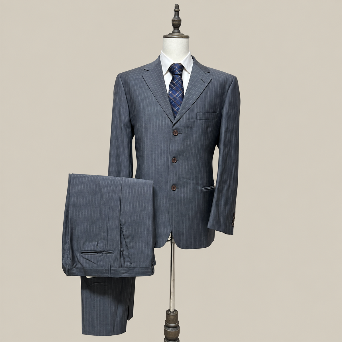 Villa Vasari Abito Uomo Blu navy in Lana – Taglia 54