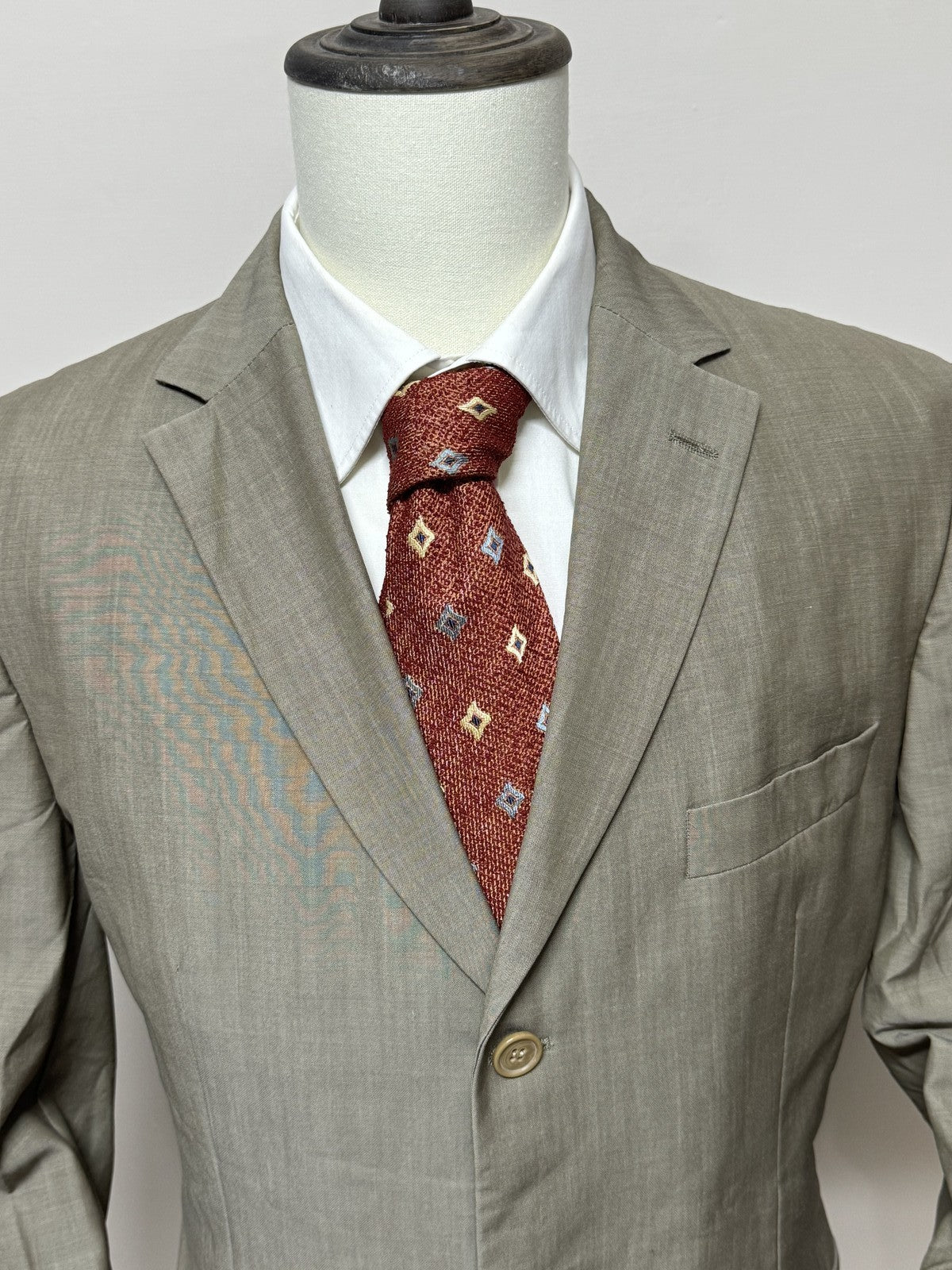 HUGO BOSS Giacca Uomo Grigio tortora in lana – Taglia 52