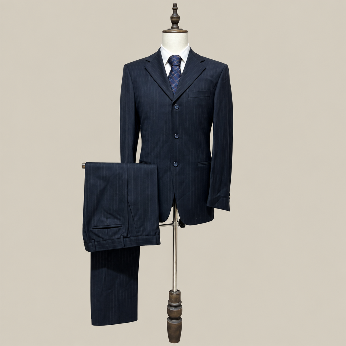 Devonshire Abito Uomo Blu navy in Lana – Taglia 48