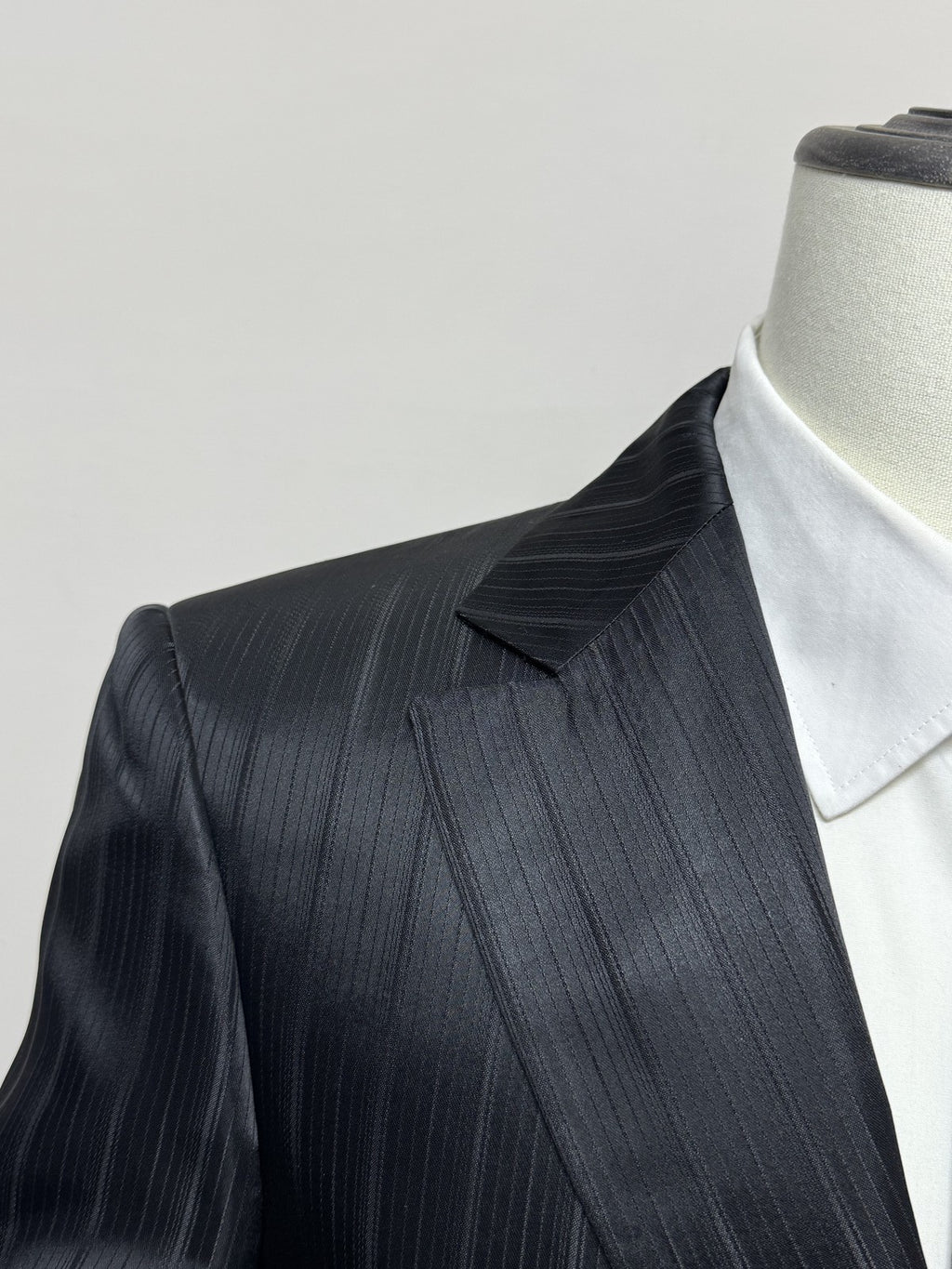 Carlo Pignatelli Giacca Uomo Nero Gessato – Taglia 44