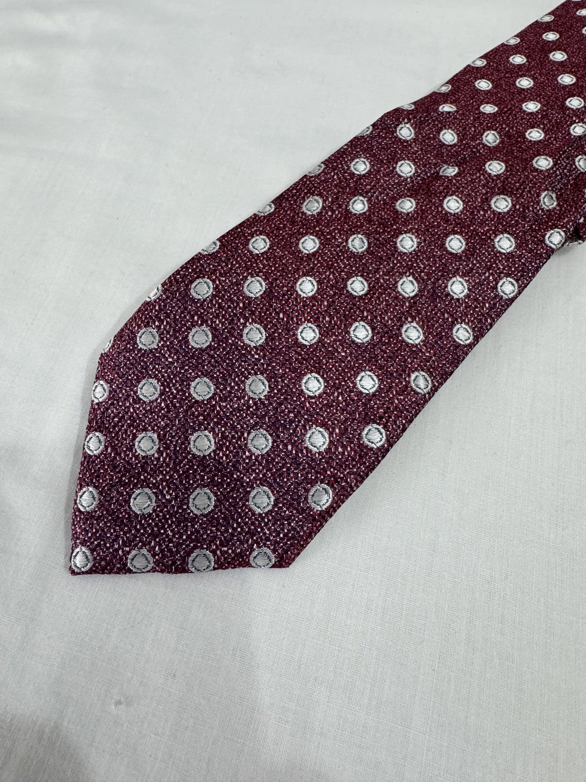 Conbipel Cravatta Bordeaux Paisley