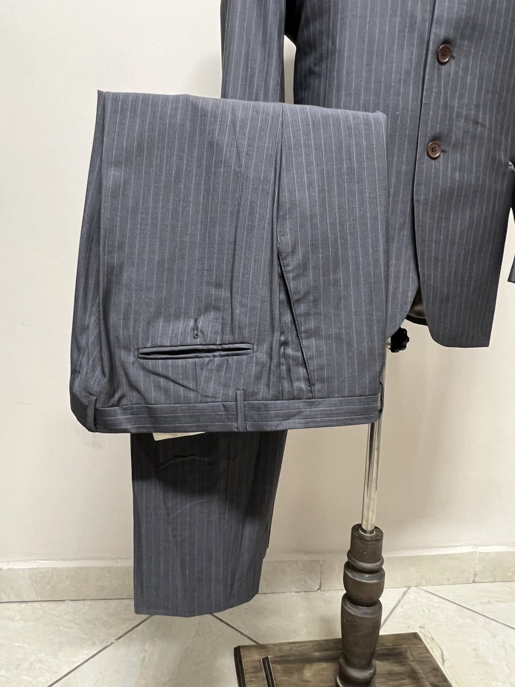 Villa Vasari Abito Uomo Blu navy in Lana – Taglia 54