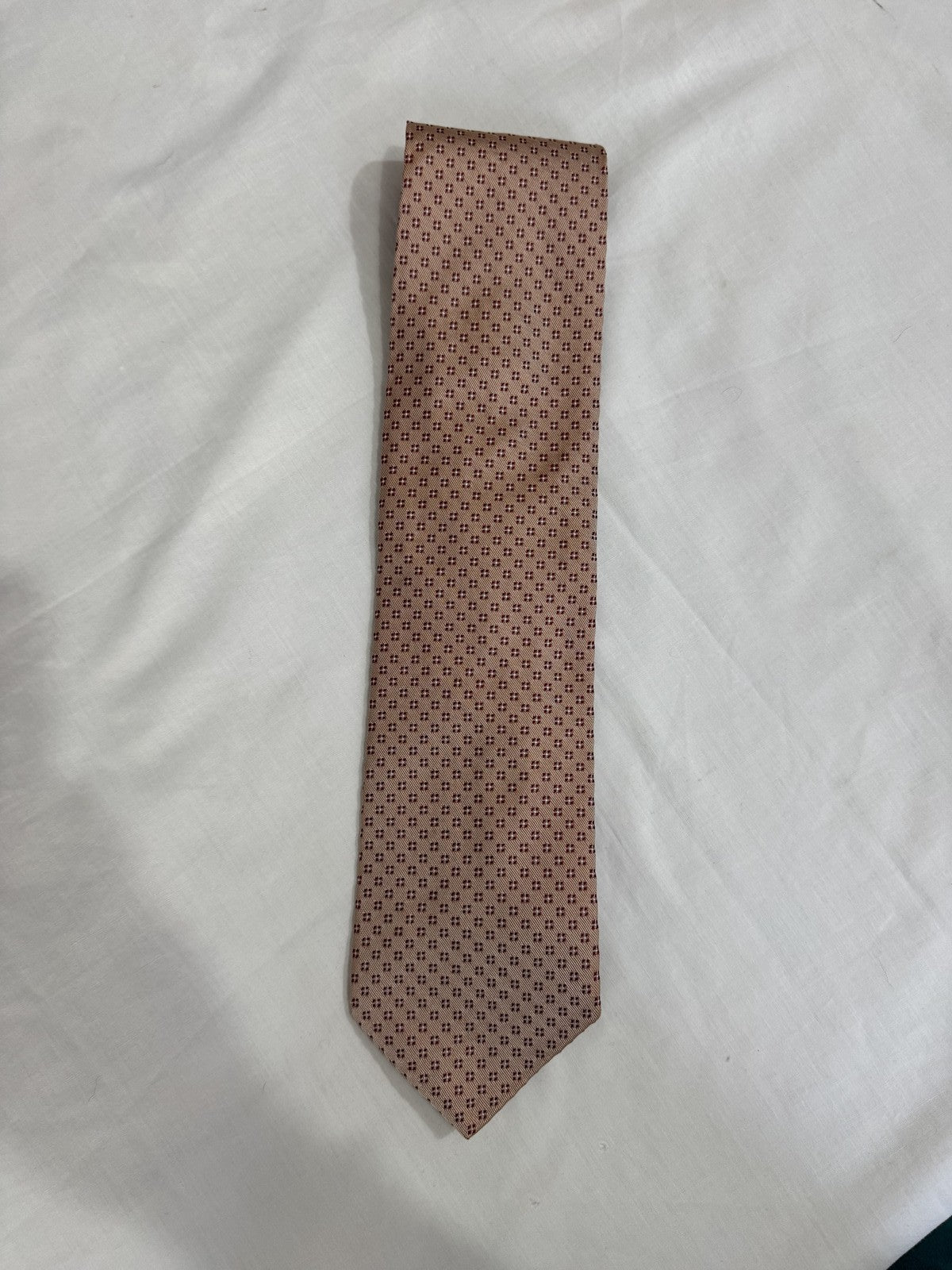Boggi Milano Cravatta Beige Floreale