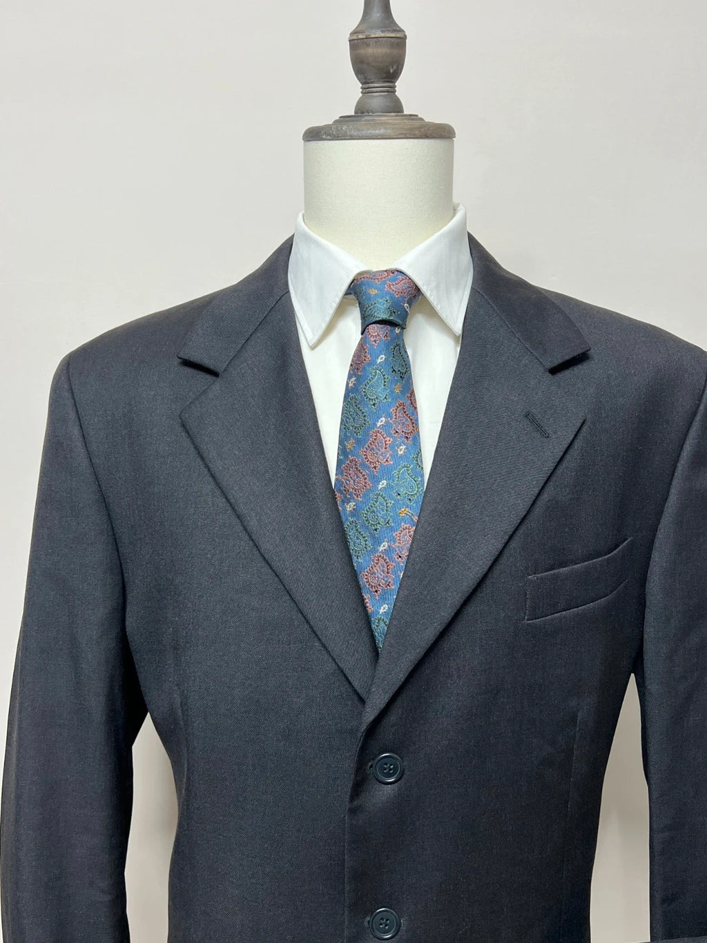 Abito uomo Angelico Biella LineXter Grigio Antracite Elegante Taglia 56 (MA54)