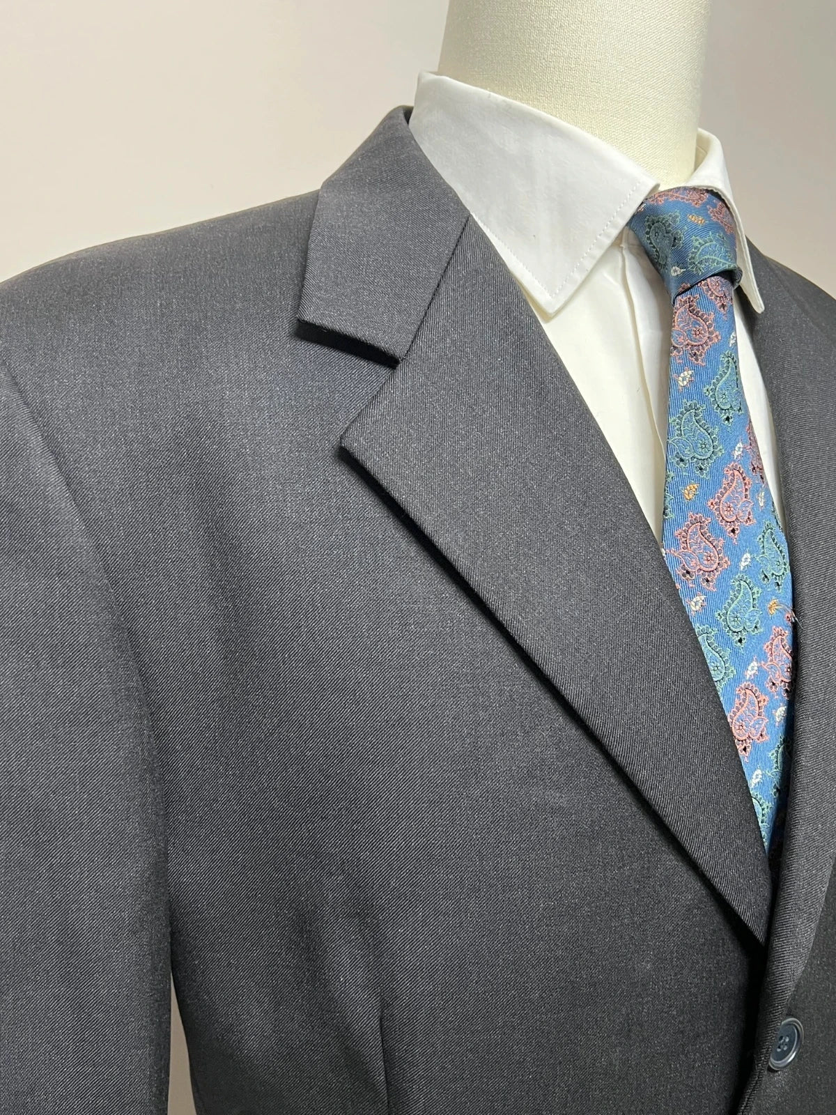Abito uomo Angelico Biella LineXter Grigio Antracite Elegante Taglia 56 (MA54)