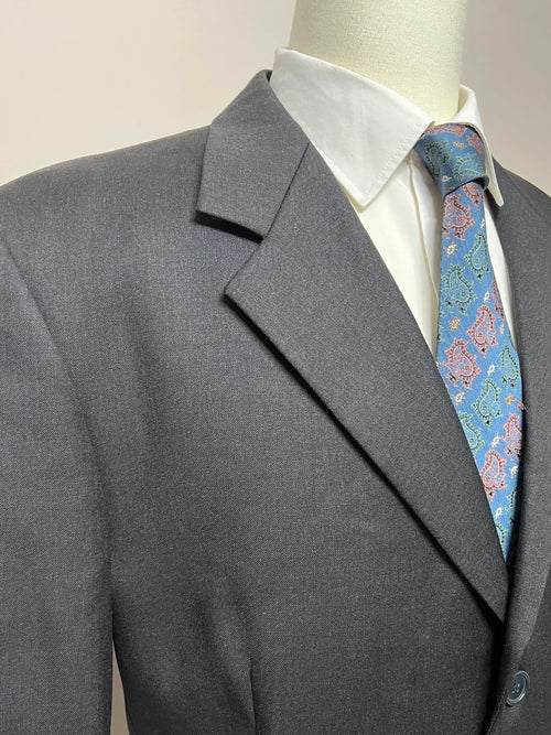Abito uomo Angelico Biella LineXter Grigio Antracite Elegante Taglia 56 (MA54)