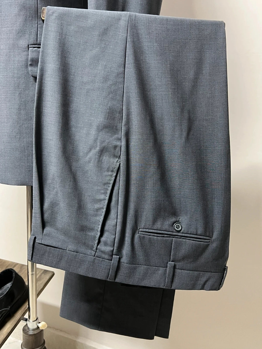 Abito uomo Facis Grigio Pura Lana Vergine 100% Made in Italy Taglia 52 (MA60)
