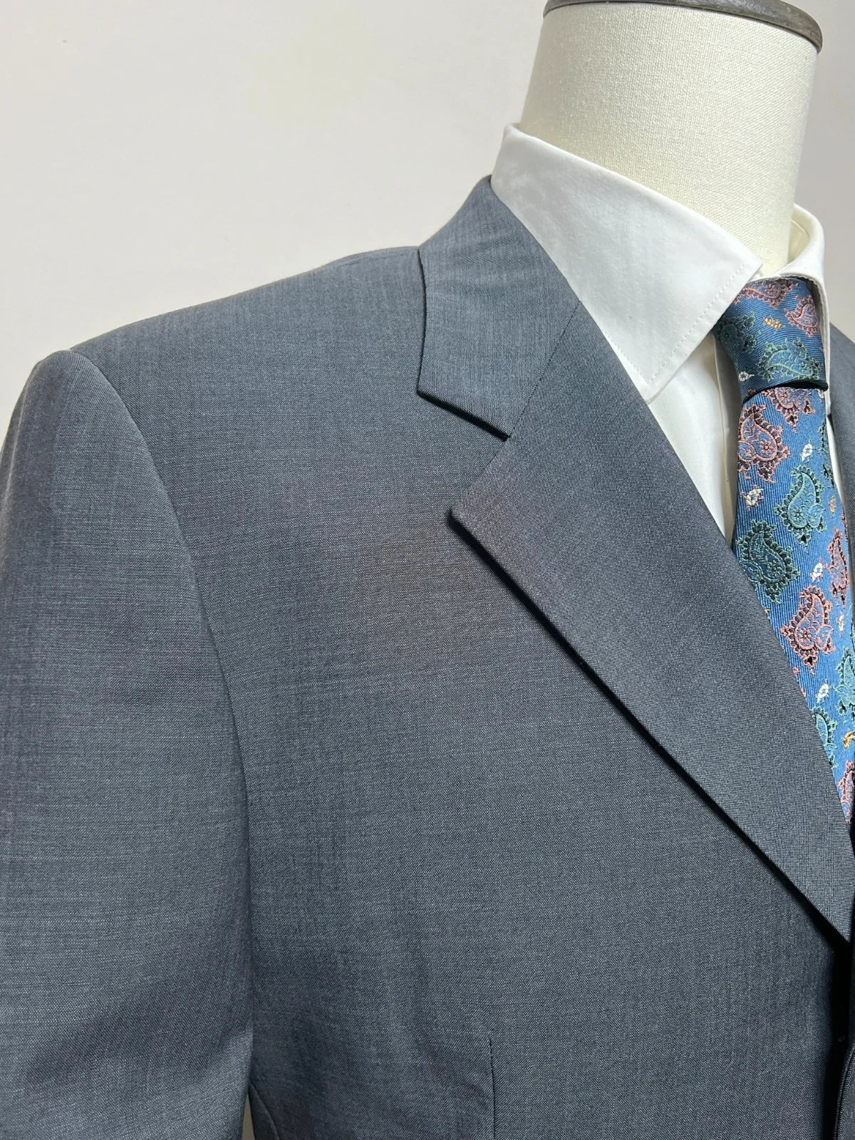 Abito uomo Facis Grigio Pura Lana Vergine 100% Made in Italy Taglia 52 (MA60)