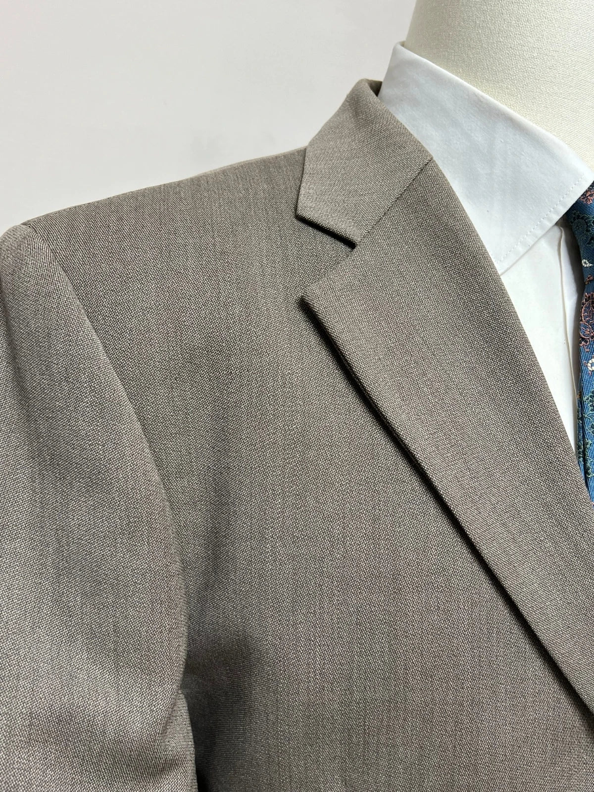 Abito Uomo Conbipel Pura Lana Vergine beige Tortora TG54 (MA81)