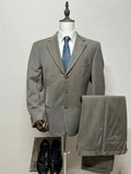 Abito Uomo Conbipel Pura Lana Vergine beige Tortora TG54 (MA81)