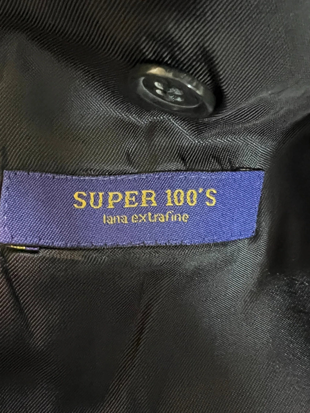 Abito Uomo BM Taurian milano Super 100's Grigio Gessato Elegante Taglia 52 (MA96)