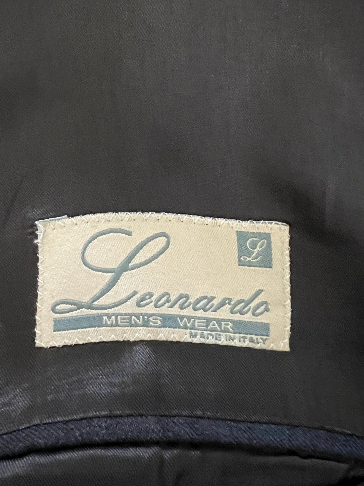 Abito Uomo Leonardo Men's Wear Super 120's grigio Antracite Taglia 54 (MA99)