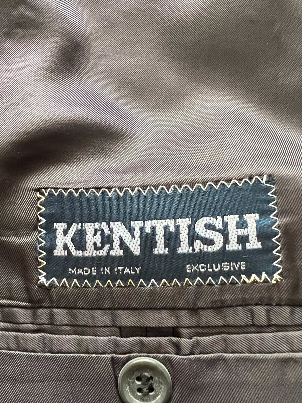 Abito Uomo Kentish Gessato Grigio Antracite Made in italy (MA153)