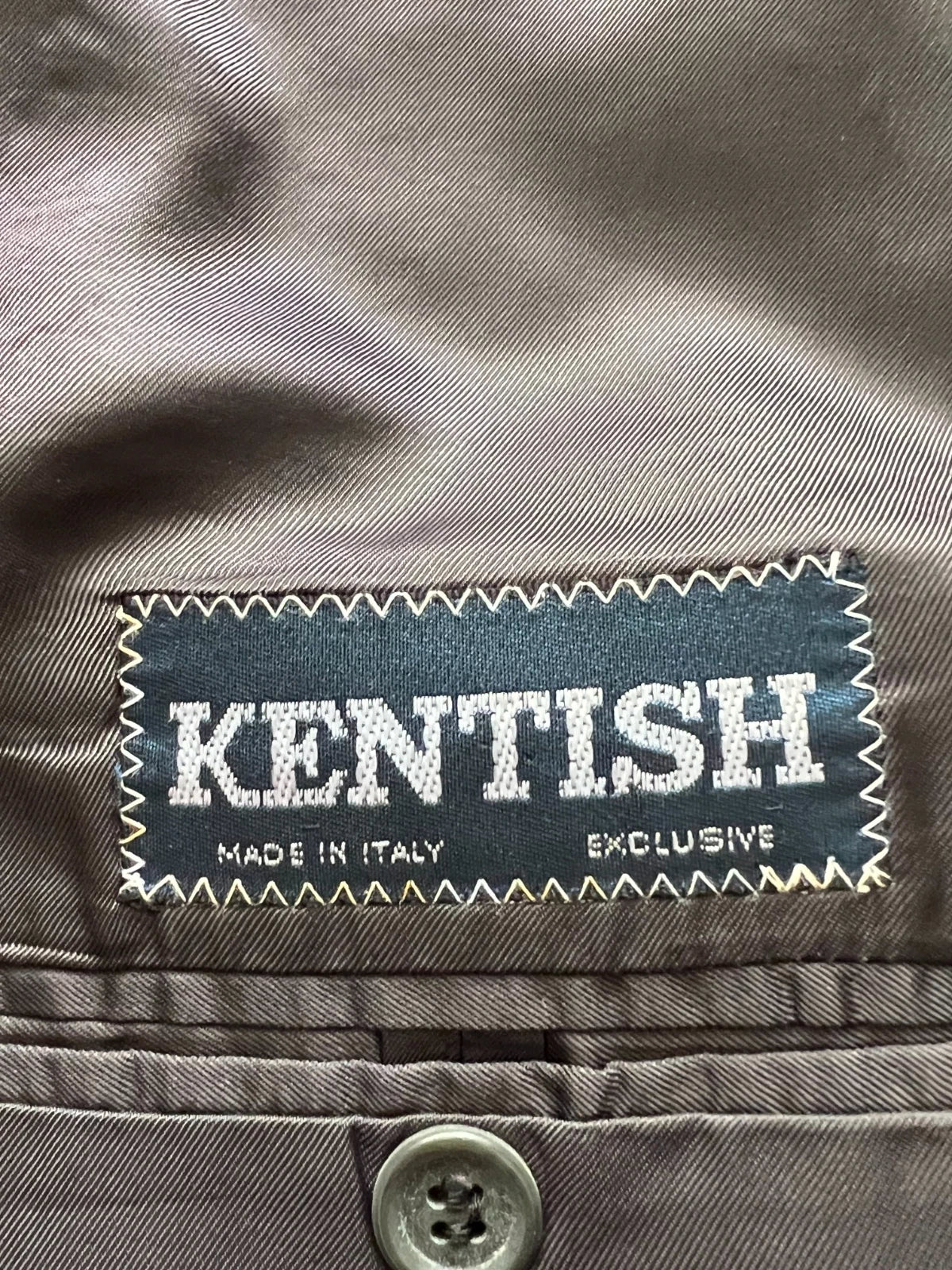 Abito Uomo Kentish Gessato Grigio Antracite Made in italy (MA153)