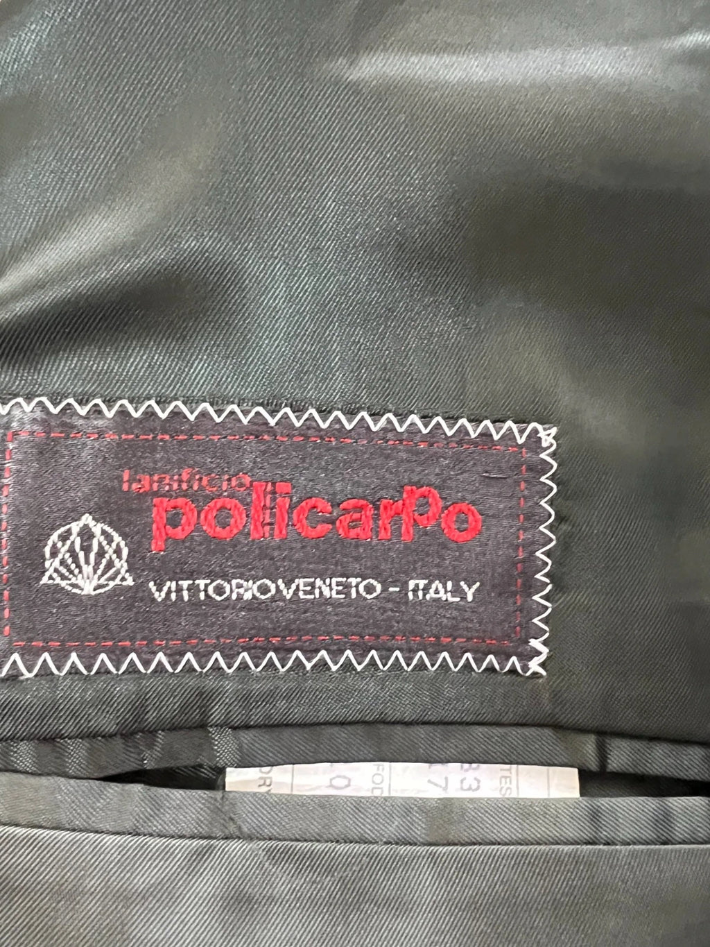 Abito Uomo Crespi Grigio Scuro lana e Seta Made in Italy (MA154)