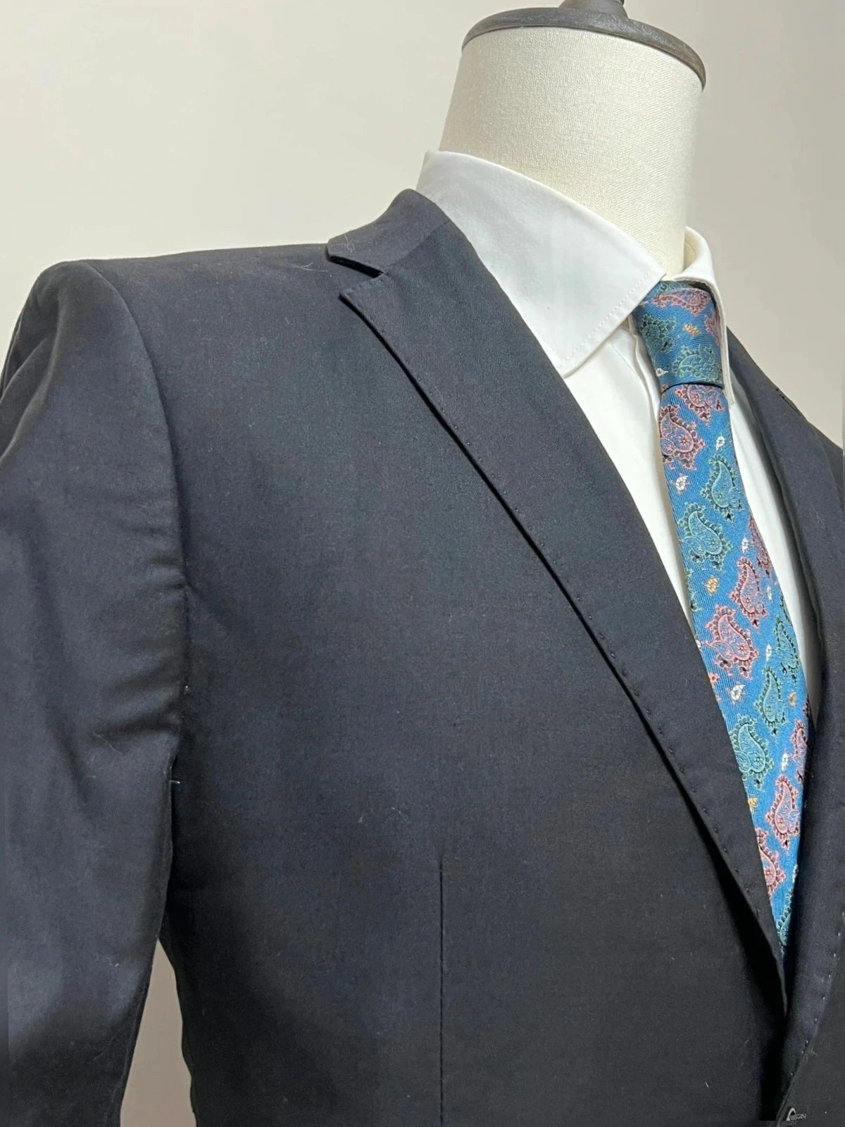 Abito Uomo Nero Elegante Slim Fit Orso store - Taglia 52 (MA159)