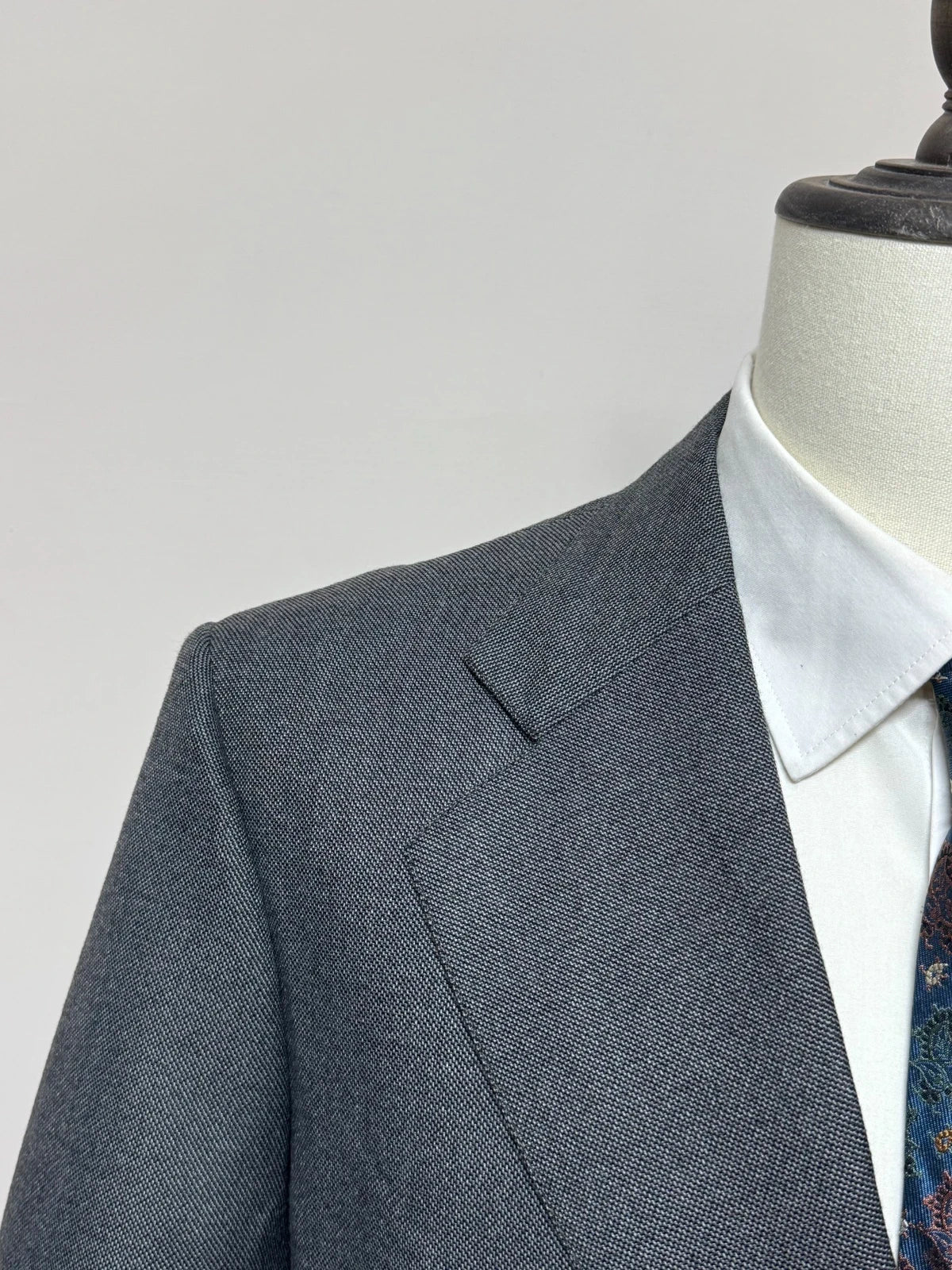 Abito Uomo Uomo Lebole Grigio Elegante Made in Italy Completo Giacca Pantalone Tg 54 (MA169)