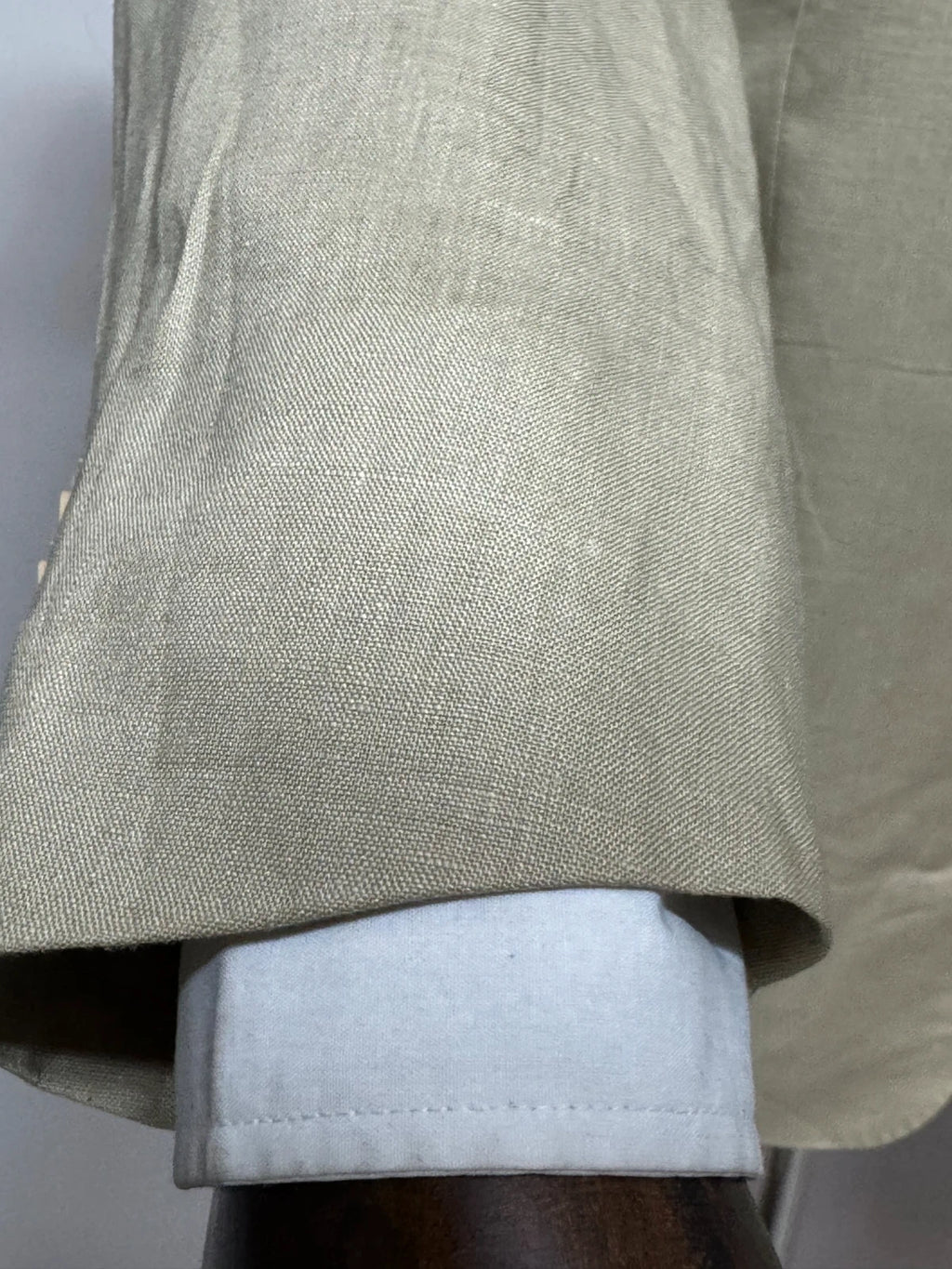 Abito Uomo 12 New Bond Street Puro Lino Beige Elegante Made in Italy Tg 52 (MA171)