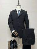 Abito Uomo Della Valentina Sartoriale Grigio Gessato Lana Lycra Tg 44 Elegante (MA182)