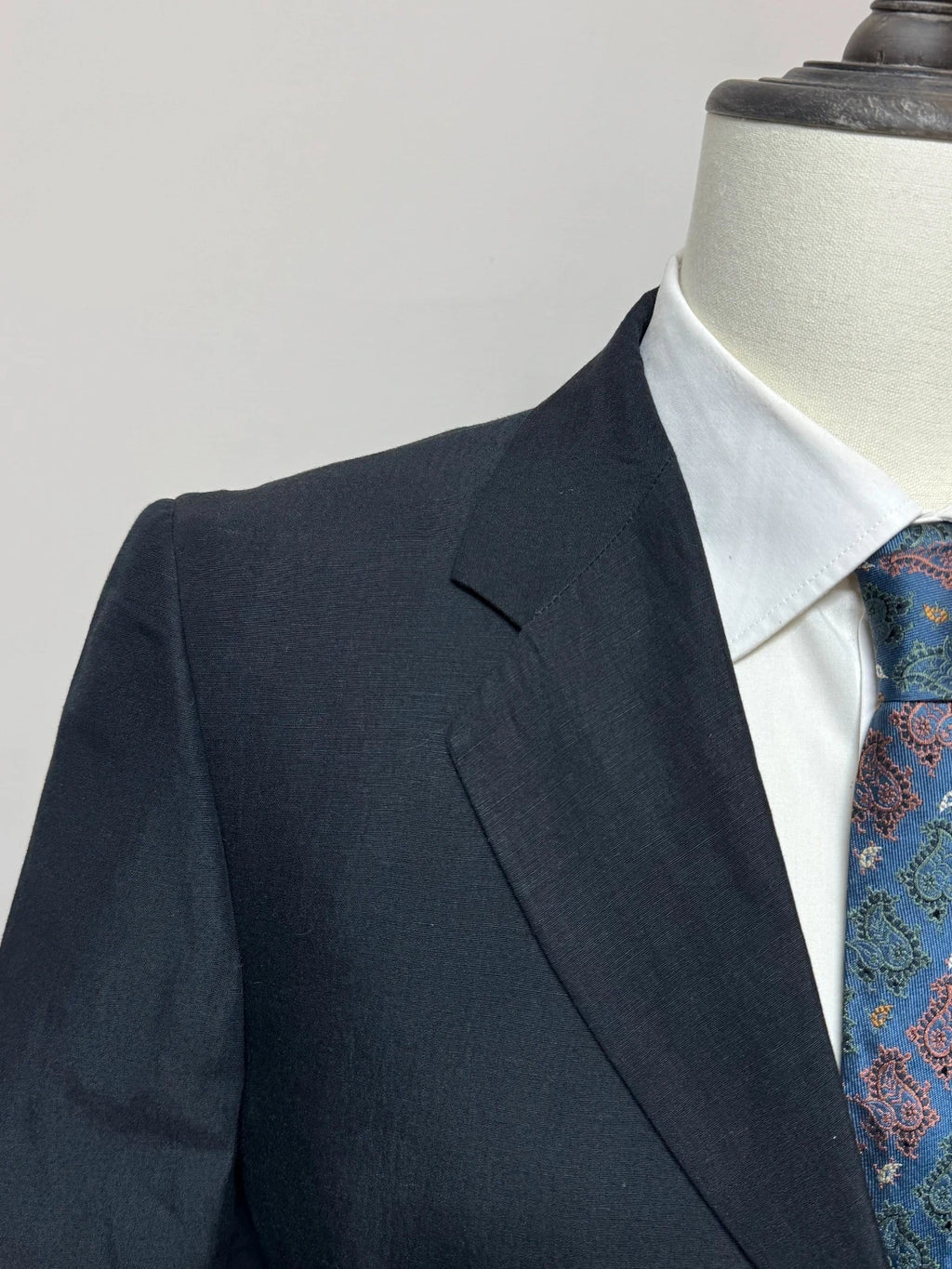 Giacca Uomo Blu Scuro Elegante 2 Bottoni Made in Italy Taglia 52 (MG7)